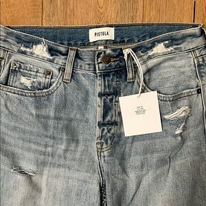 Pistola Distressed Light Blue Jeans 28 Charlie